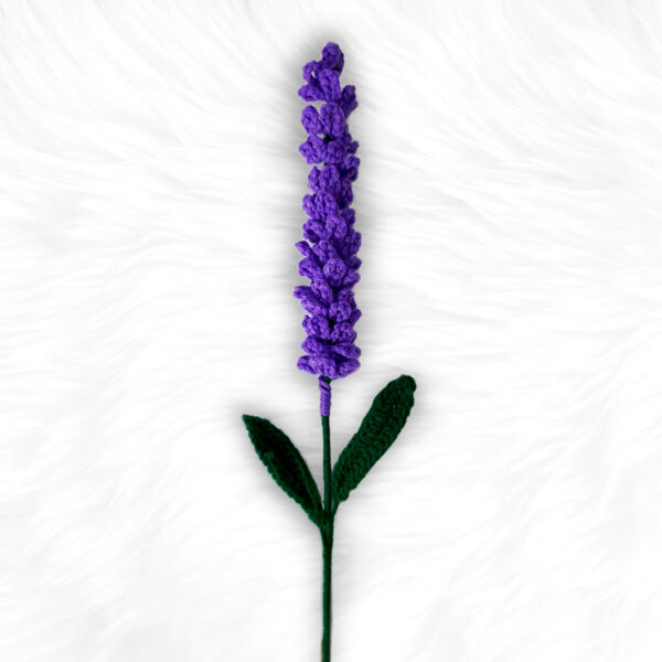 Handmade Crochet Lavender Flower