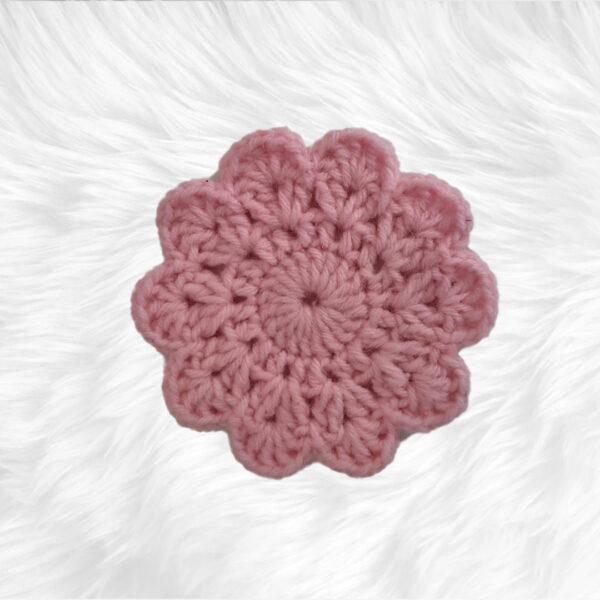 Crochet Pink Coaster