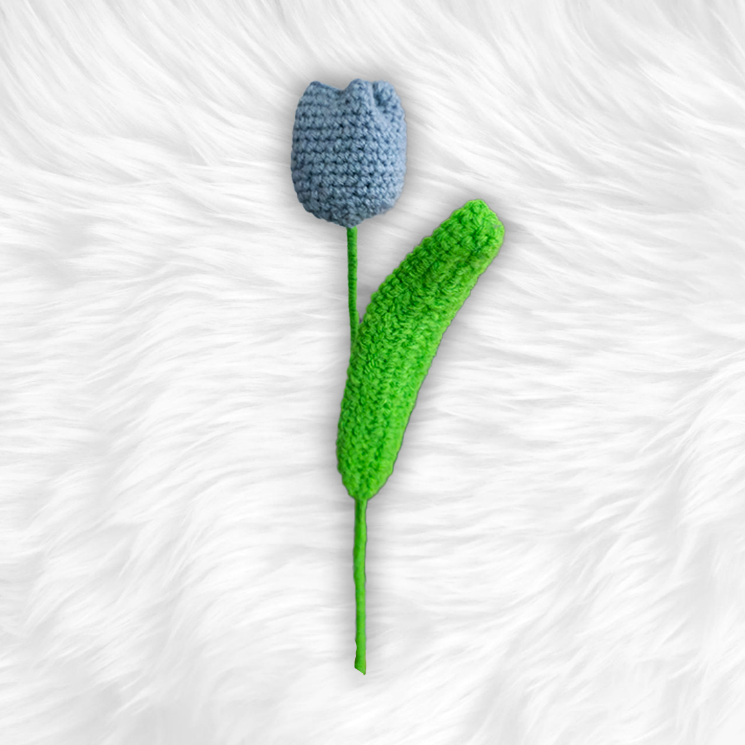 Handmade Crochet Tulip Flower
