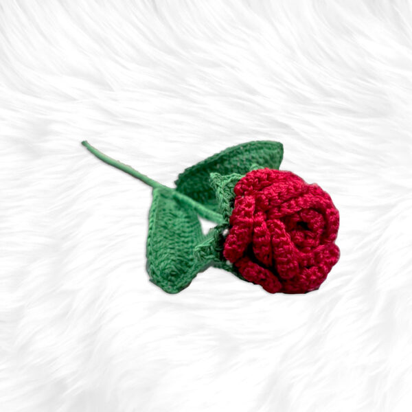 Handmade Crochet Rose Flower